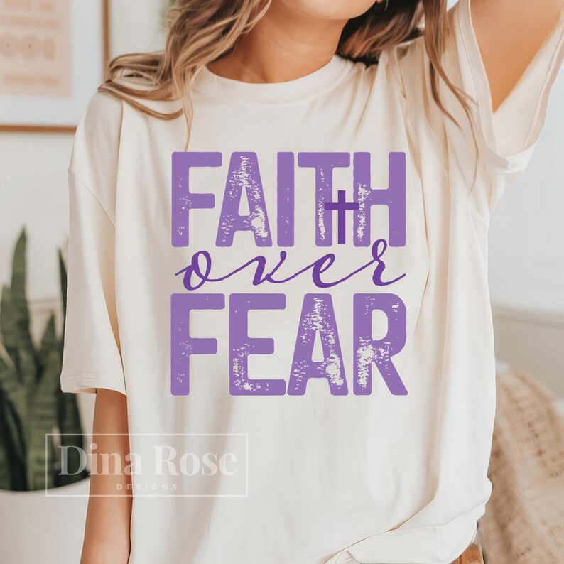 Faith Over Fear Png, Christian Png, Religious Png, Jesus Png, Bible ...