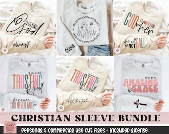Paquete svg cristiano, manga cristiana svg, versículo bíblico svg, diseño de manga svg, Jesús svg, hacer que el cielo esté lleno de gente svg, citas de Dios svg, png