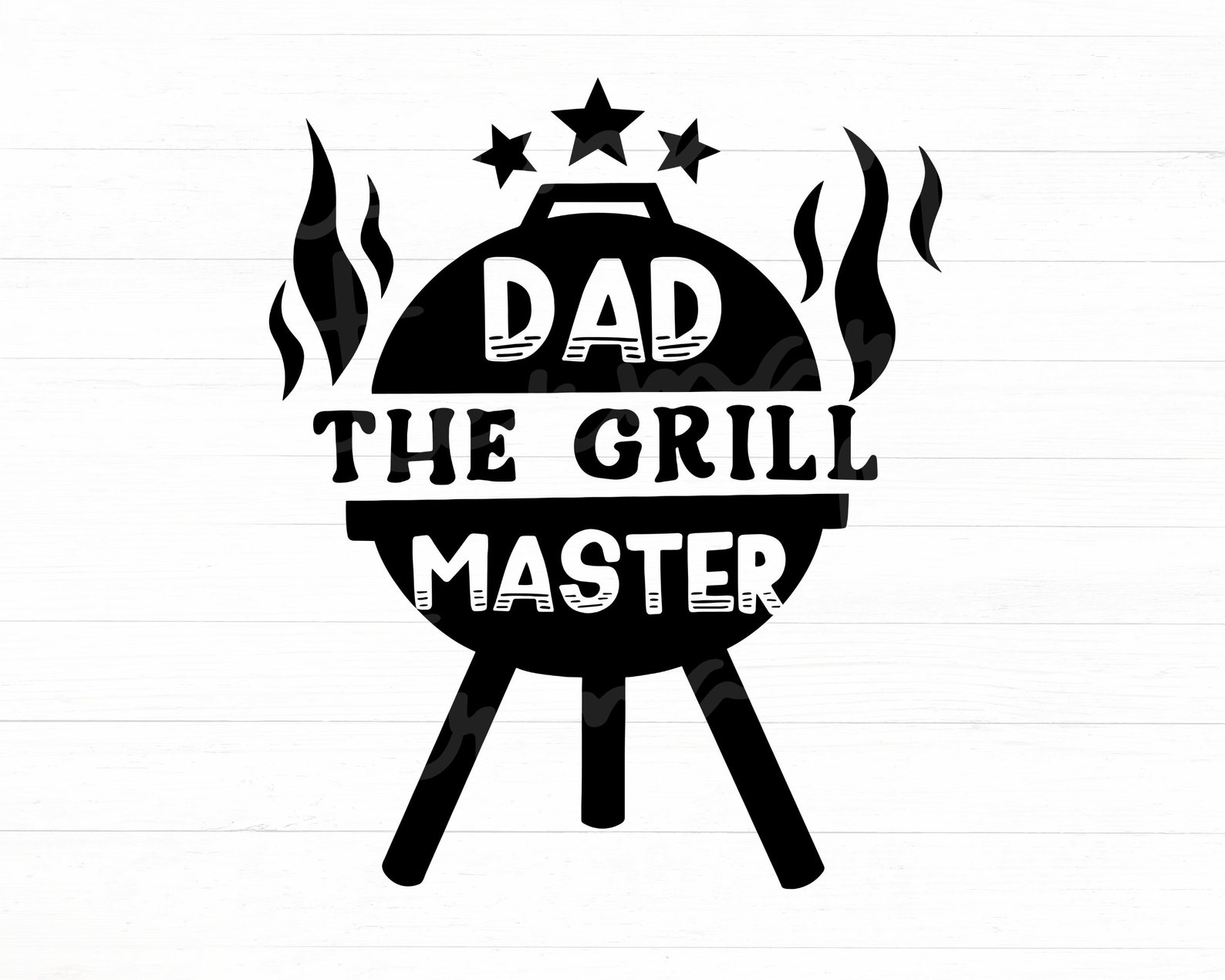Dad the Grill Master Svg Dad Svg Father's Day Svg Grill Etsy