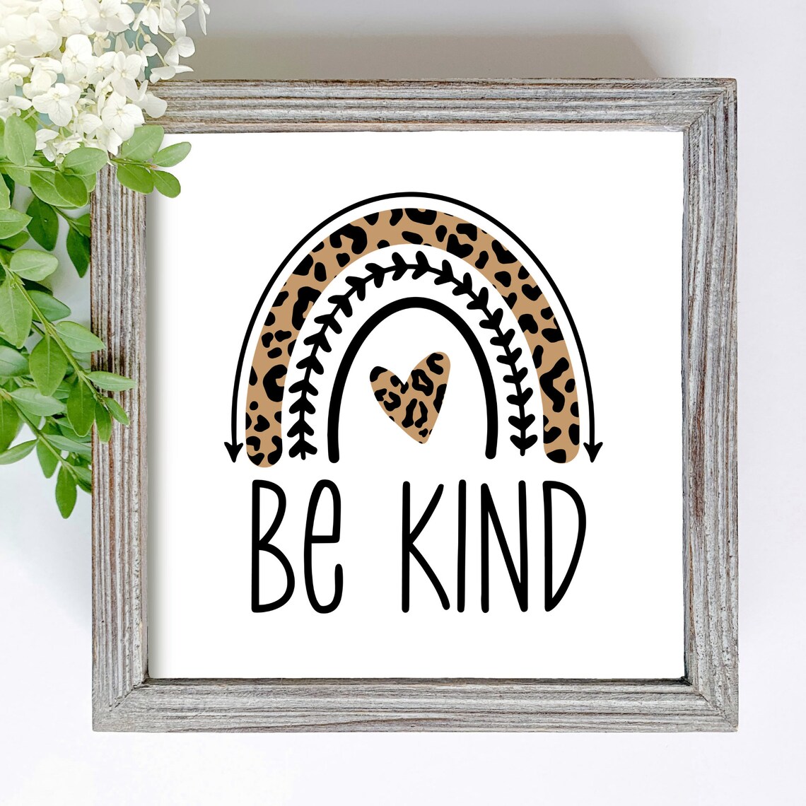 Download Rainbow Leopard Svg Rainbow Svg Be Kind Svg Leopard Print ...