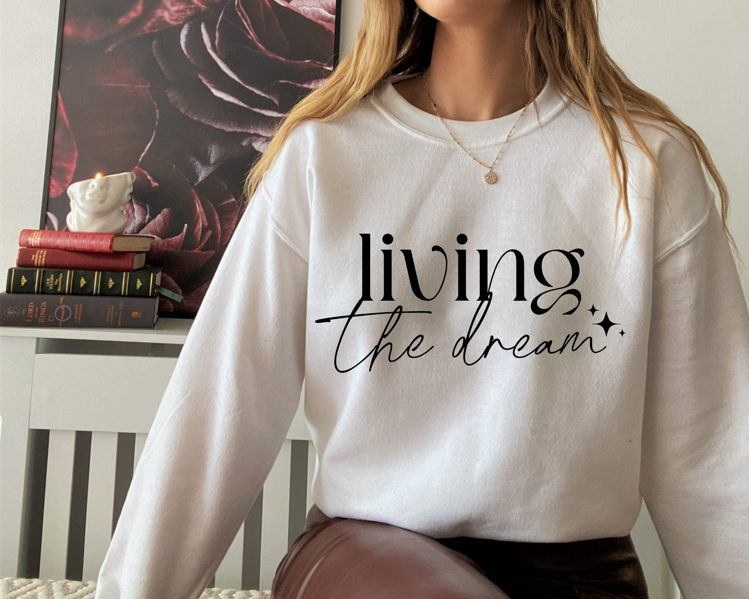 Living the Dream Svg Inspirational Quotes Svg Cut File - Etsy