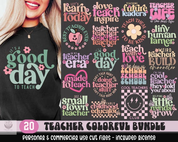 Teacher Svg Bundle, Teacher Quote Svg, Teacher Shirt Svg, Teach Svg, Back To School Svg, School Quote Svg, Teacher Sayings Svg Png Cut File