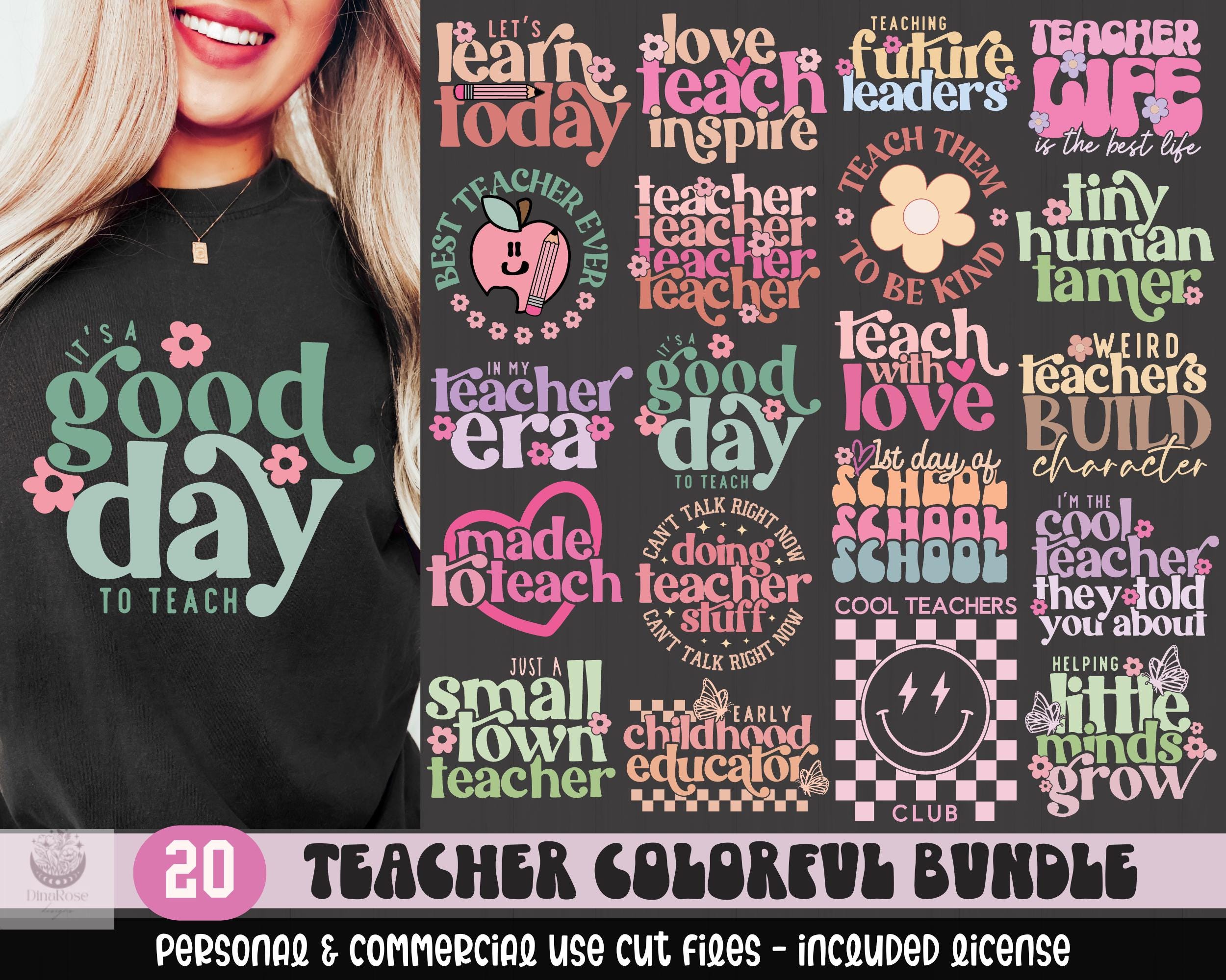 Teacher Svg Bundle, Teacher Quote Svg, Teacher Shirt Svg, Teach Svg, Back To School Svg, School Quote Svg, Teacher Sayings Svg Png Cut File