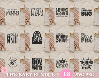 Bundle Svg bébé, Svg nouveau-né, grenouillère bébé, Svg citations bébé, dictons bébé Svg, Svg bébé fille, bébé garçon, Svg baby shower, fichier Png