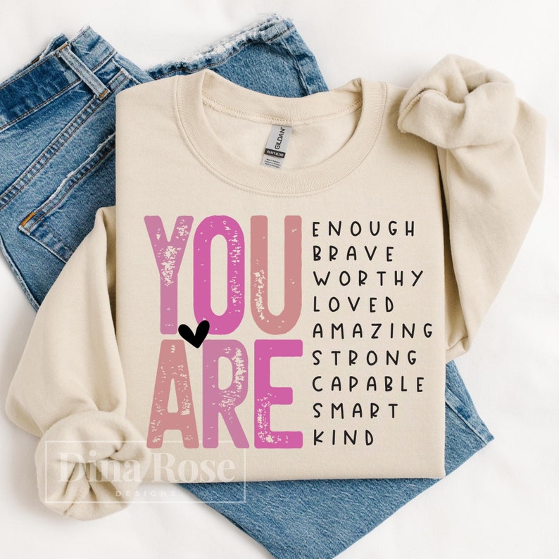 You Are Png, Inspirational Png, Motivational Png, Affirmation Png, Self Worth Png, Self Love Png, Encouragement Png, Mental Health Png image 3