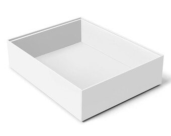 Cassettiera Organizer IRIS USA: 6 Cassetti In Plastica, Con Ruote Rimovibili, Bianco