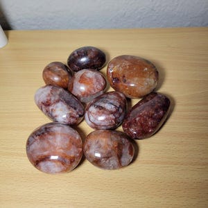 Fire Quartz Palm Stone | Fire Quartz Pocket Stone