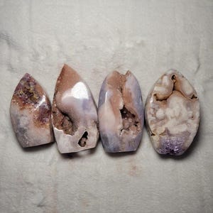 Pink Amethyst Flame Crystal: Self Standing Collection Piece