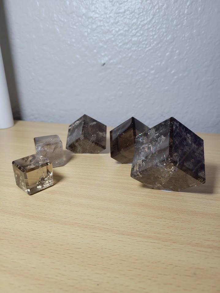Smokey Quartz Cube | Smokey Quartz | Smoky Quartz Cube | Brazilian Smokey Quartz