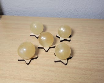 Honey Calcite Sphere | Crystal Sphere | Medium Sized Honey Calcite Sphere
