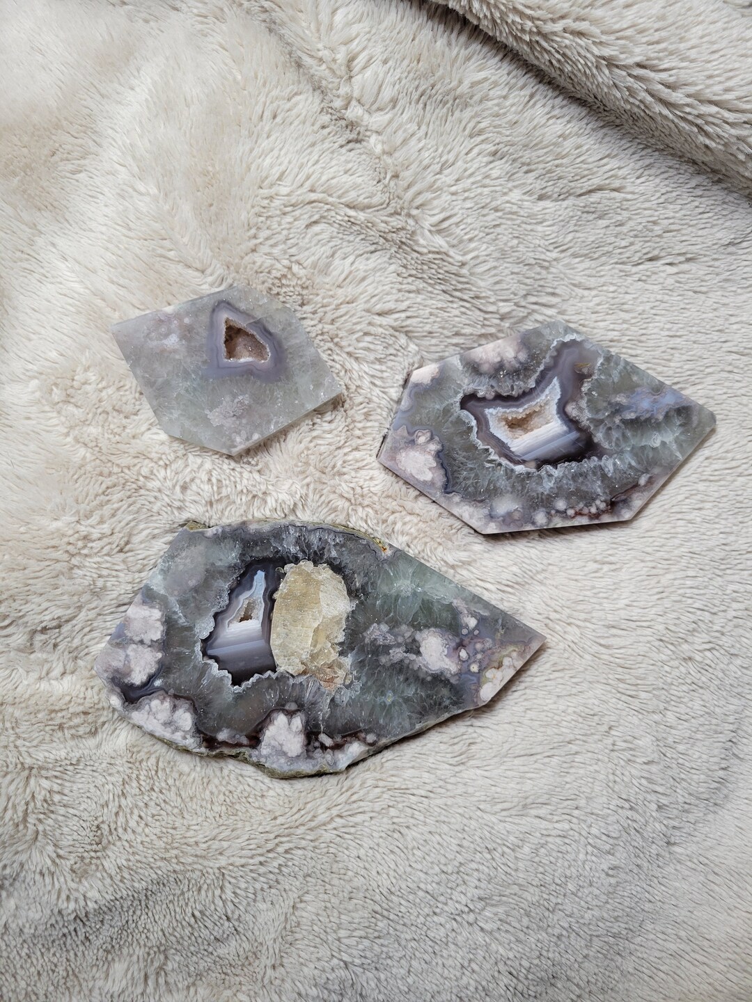 Green Flower Agate Slab Flower Agate Slab Crystal Slab Etsy