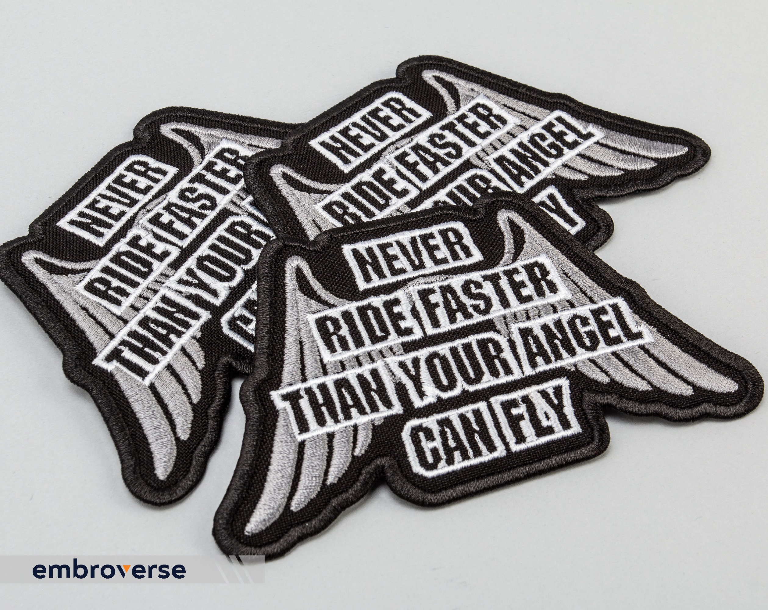 never ride faster than your angel
