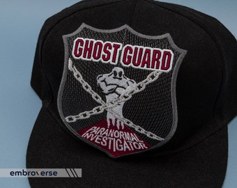 Ghost Hunter Team Patch – Paranormal Untersuchungs Abzeichen – Okkulter Detektiv Emblem - Größe: 10 x 13 cm