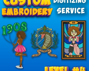 CUSTOM EMBROIDERY Digitizing Service