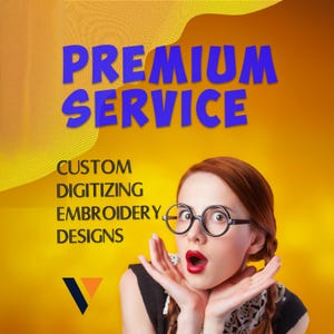 Kundenspezifische Digitalisierung von Stickmuster Premium-Service