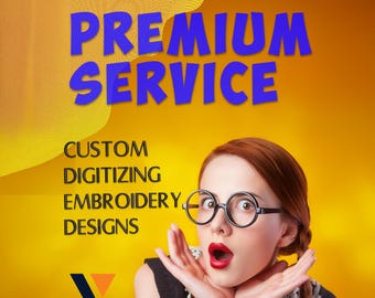 Custom Digitizing Embroidery Design Premium Service