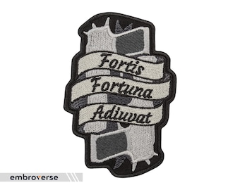 Fortis Fortuna Adiuvat Patch: Fortune Favors The Brave Embroidered Tactical Morale Patch