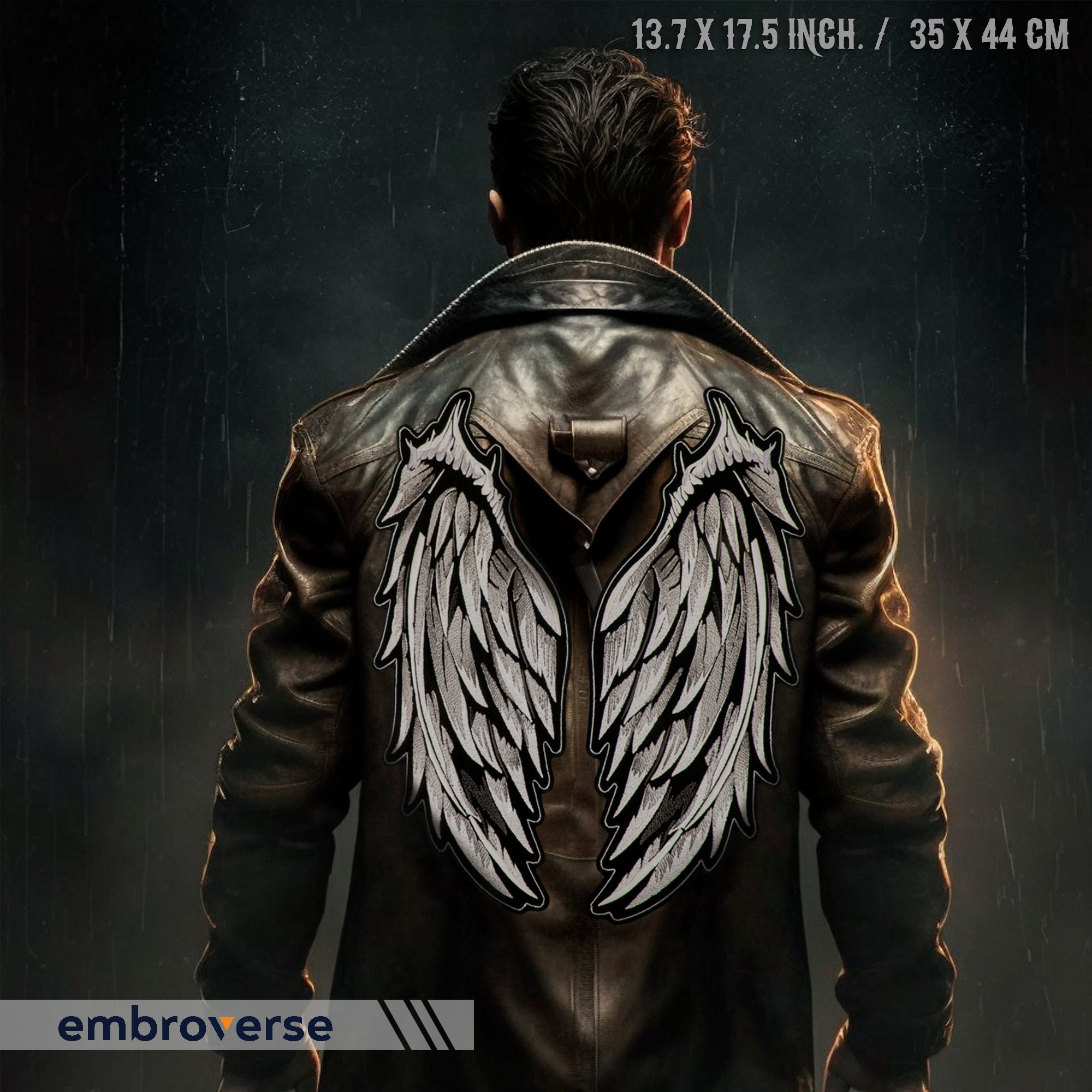 Angel and Demon Wings Large Back Patch – Halloween Cosplay Accessory ...