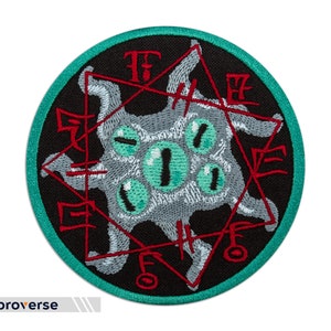 Eye Of Shoggoth Patch - Monster Secret Society Insignia - Embroidered Iron On - Size: 3.5 inches
