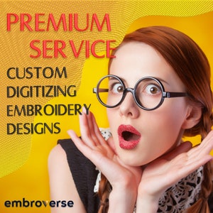 Custom Digitizing Embroidery Design Premium Service