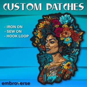 High Quality Custom Printed Iron or Sew on Patch Service, Iron on Patches  Made With Your Images, Many Shapes & Sizes, Large and Small 