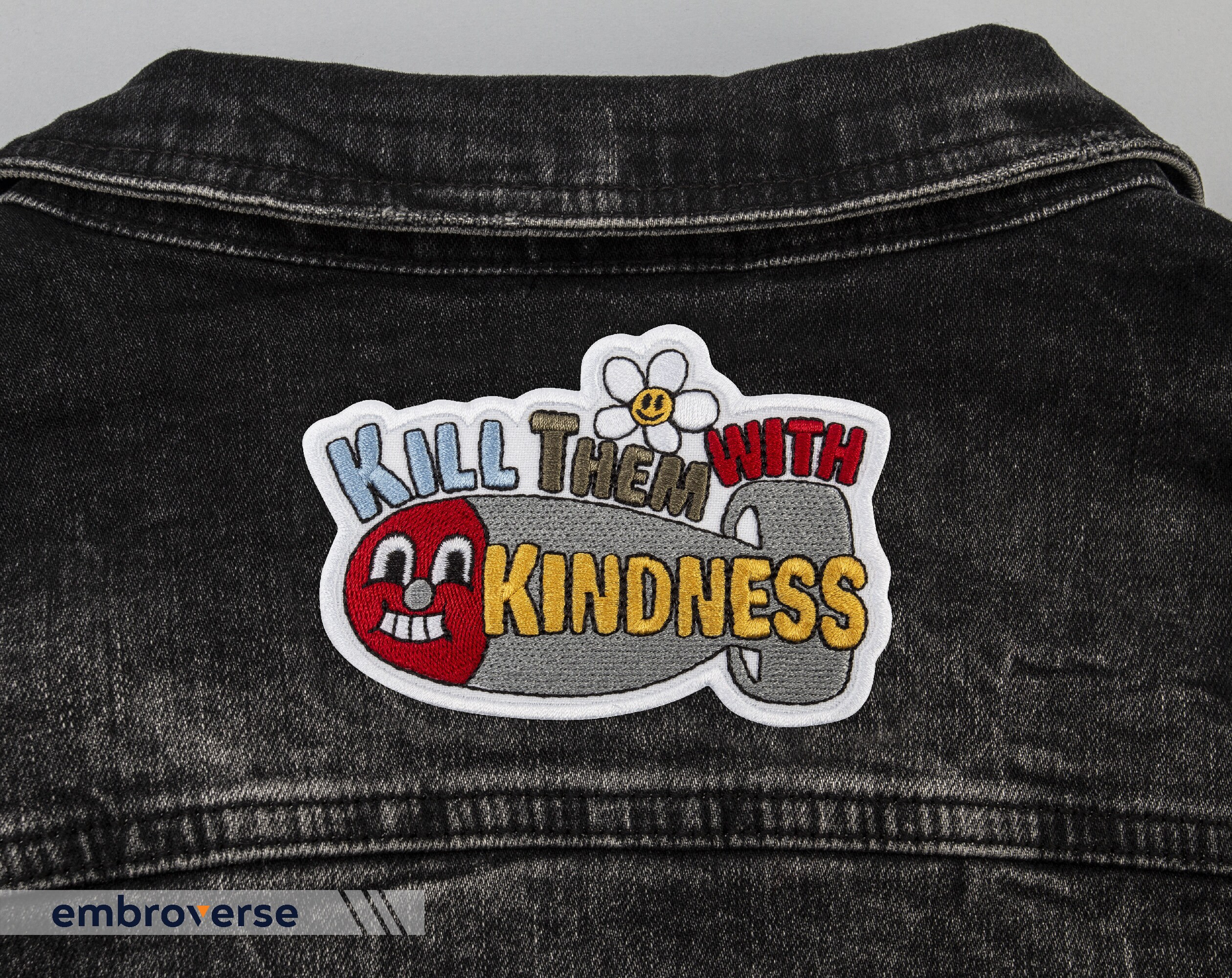 Kill Them With Kindness Patch - Embroidered Funny Quotes - Iron on ...