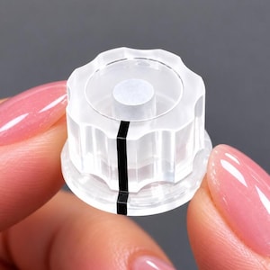 Transparent White Rotary knob