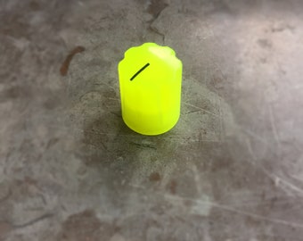 Bright Yellow/Lime green Fluorescent Neon Davies 1900H Clone Knob