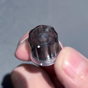 Moog クローンノブ 透明ブラックカラー - カラードットまたはエンコーダー付き