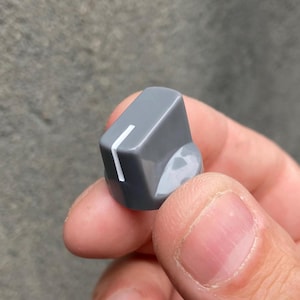 Manopola grigia per mouse - Pedale per chitarra ecc. - Clone Davies 1510