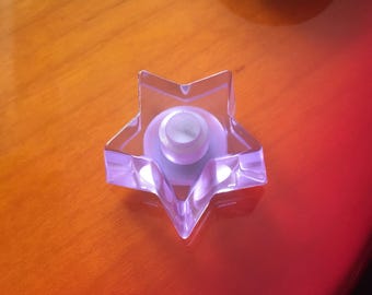 Manopola per chitarra a stella - Viola trasparente