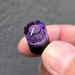 Perilla clon Davies 1900H, color morado transparente/negro opaco