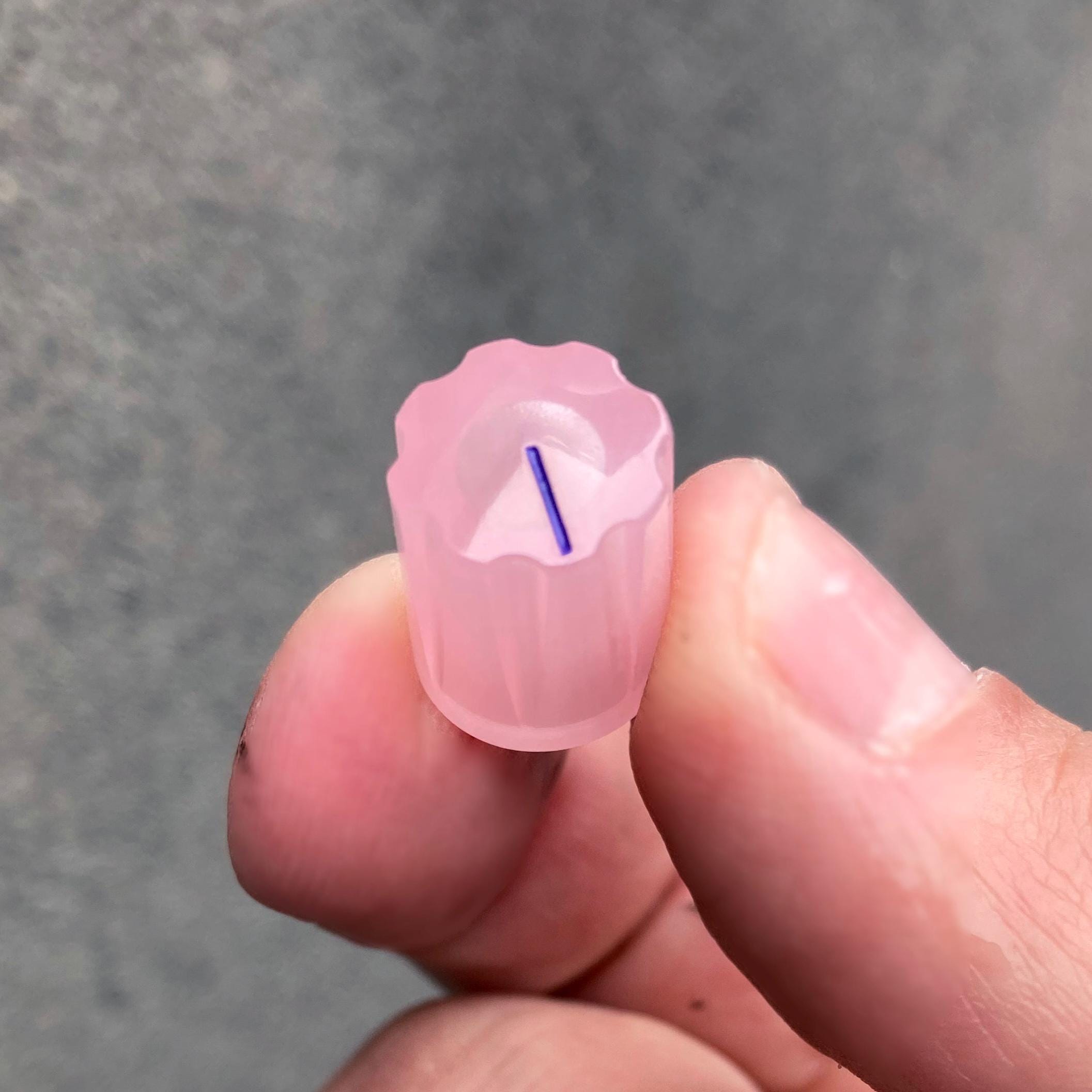 Transparent Baby Pink Davies 1900H Clone Knob