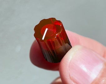 Transparent Red / Opaque Black Davies 1900H Clone Knob