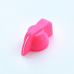 Wijzerknop kipkop - helder kauwgomroze fluorescerende neon