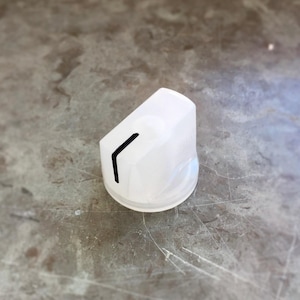 Transparent White knob - Guitar Pedal etc - Davies 1510 Clone