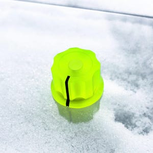 Bright Yellow/Lime Green Fluorescent Neon Rotary knob
