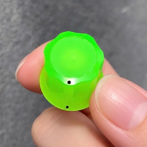 Bright Green Fluorescent Neon Knob color Moog Clone Knob - with Color Dot or ENCODER