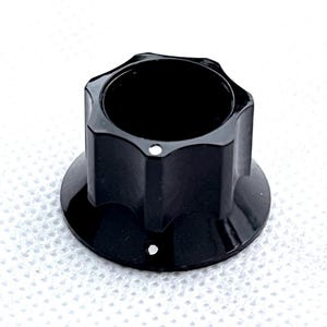 Big Guitar / Synthesizer Knob - Opaque Black - 1 inch diameter