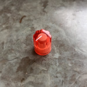 Transparent Red Davies 1900H Clone Knob