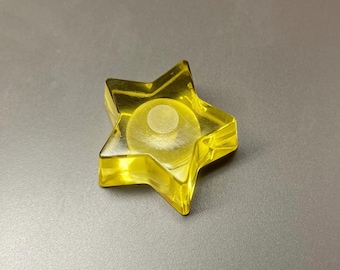 Manopola per chitarra a stella - Giallo trasparente