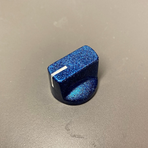 Funkelnder blauer Knauf - Gitarren-Pedal etc - Davies 1510 Clone