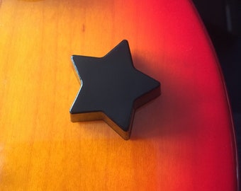 Star Guitar Knob Black