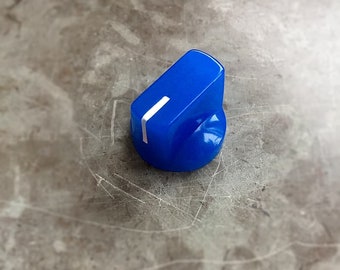 Bright Blue Fluorescent Neon Knob - Guitar Pedal etc - Davies 1510 Clone