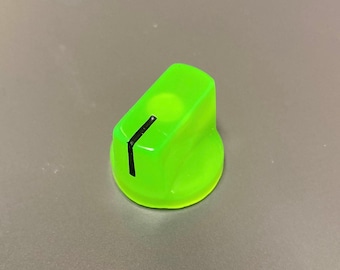 Perilla de neón fluorescente verde brillante - Pedal de guitarra, etc. - Clon Davies 1510