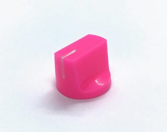 Perilla de neón fluorescente rosa chicle brillante - Pedal de guitarra, etc. - Clon Davies 1510