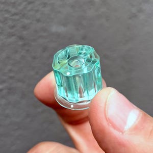 Moog Clone Knob Transparent Green Color - with Color Dot or ENCODER