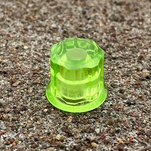 Keyboard Knob - Transparent Light Green Color - D-shaft