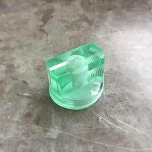 Transparante lichtgroene knop - gitaarpedaal enz. - Davies 1510 Clone