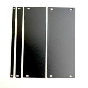 Eurorack Blank Panels - Black - Double Sided - Sweden Knobs
